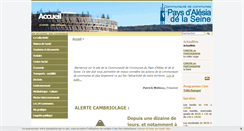 Desktop Screenshot of cc-alesia-seine.fr